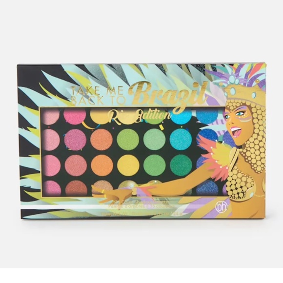 *NEW BH Cosmetics “Take Me Back to Brazil Rio Edition” Eyeshadow Palette - Picture 2 of 8